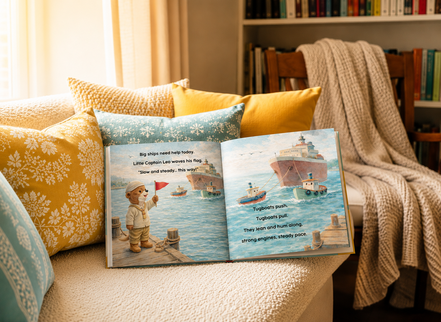 Personalized children storybook with richly illustrated fantasy pages