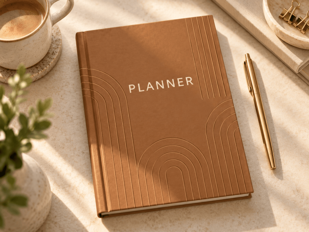 Undated Planner, Planner with Arches